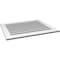 Ekena Millwork Vertical Surface Mount PVC Gable Vent: Functional, w/ 3-1/2"W x 1"P Standard Frame, 36"W x 30"H GVPVE36X3001SF - alternate 2